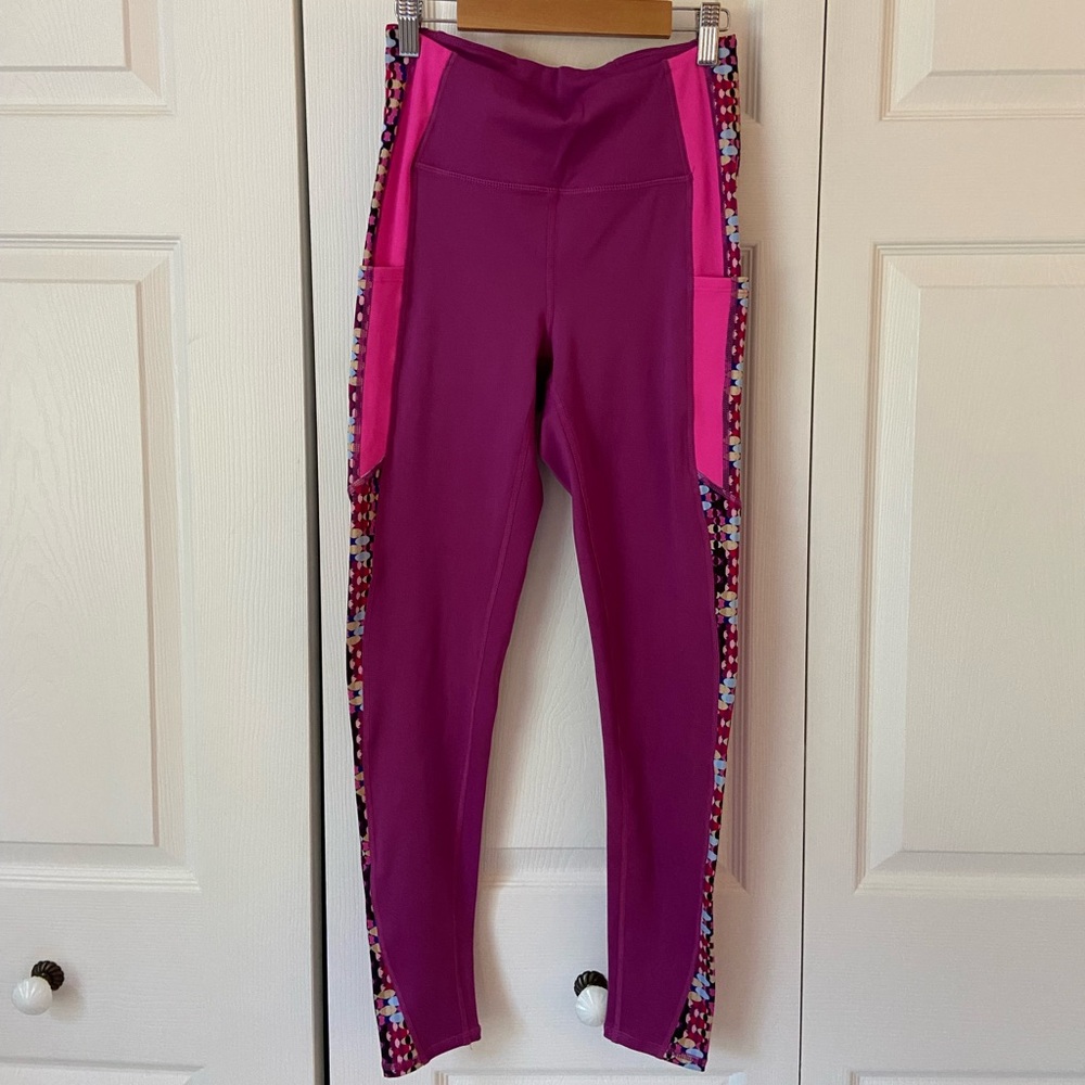High-Rise 7/8 Run Remix Leggings - Illusion Geo Combo - S